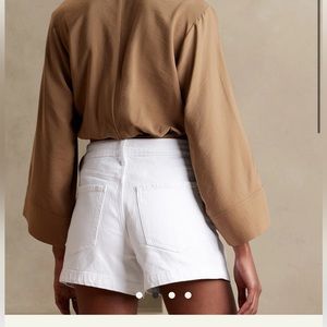 Banana republic white shorts